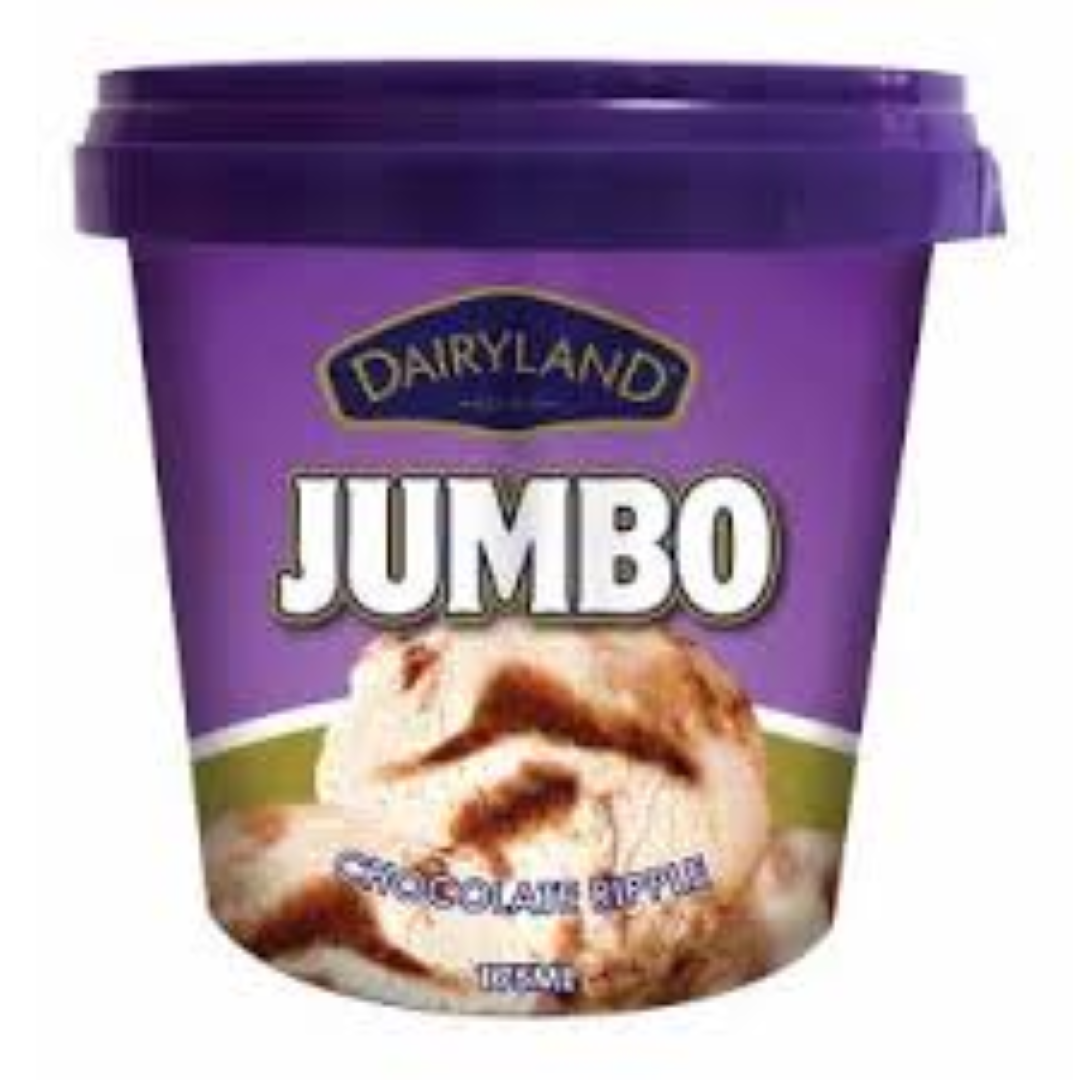 DAIRYLAND JUMBO CHOC RIPPLE 175ML CUP